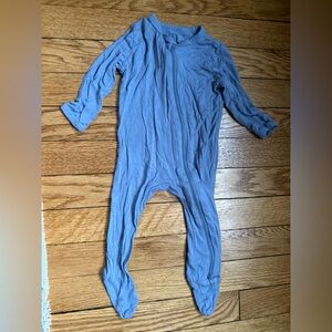 Kyte Soft Blue Kids Footie - Size 3-6 Months